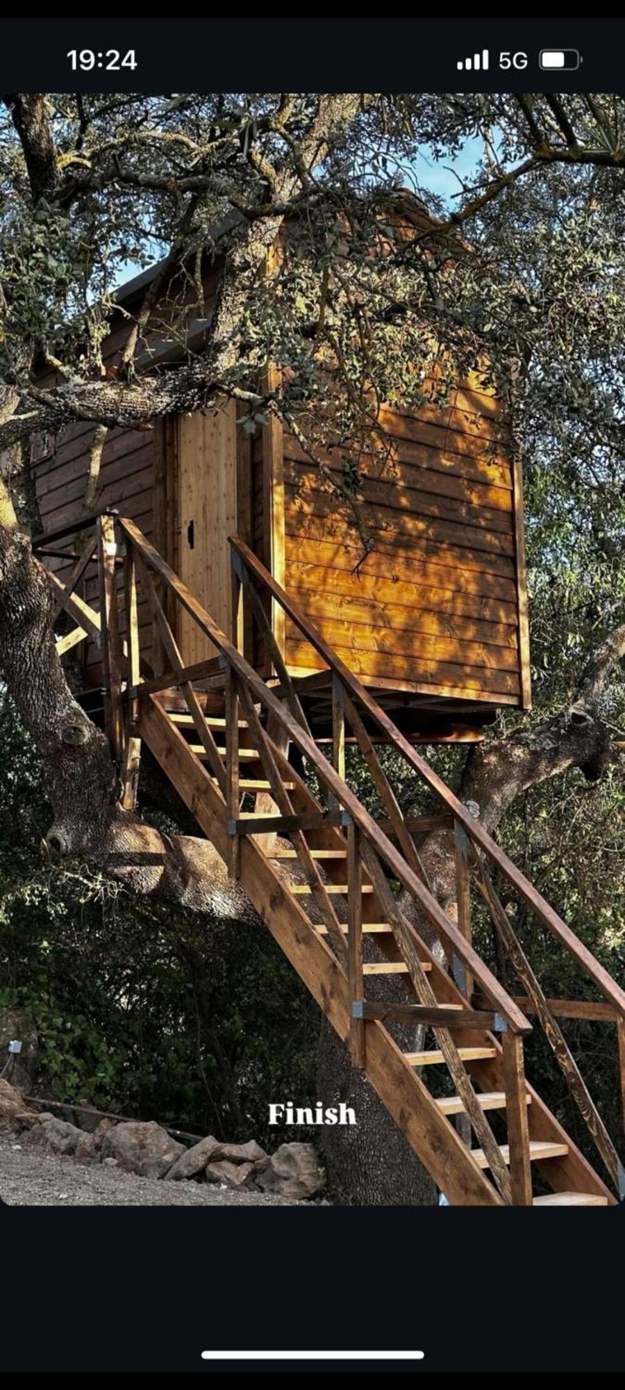 Cabana Del Arbol Lavagarural Villanueva del Rosario Luaran gambar
